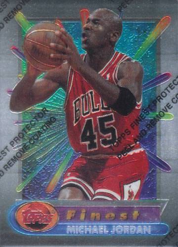 94-95 Topps Finest Michael Jordan trading card