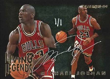93-94 Michael Jordan Living Legends Buyback Auto