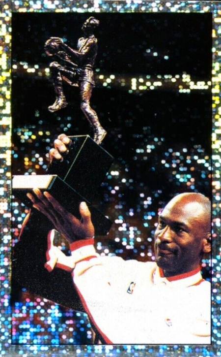 92-93 Panini Michael Jordan MVP trading card