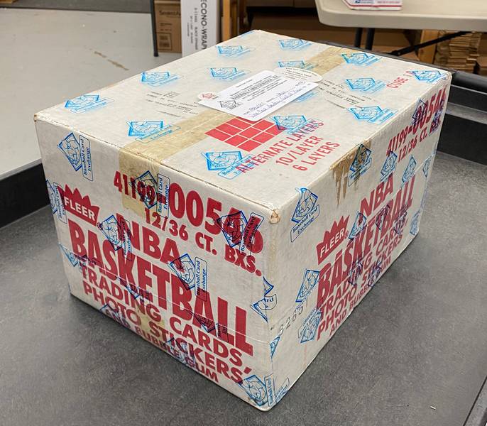 BBCE Certified 86-87 Fleer Basketball Case