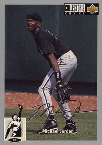 Michael Jordan 1994 Collectors Choice Chicago White Sox Rookie Card #23 -  MINT