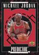 95-96 Michael Jordan Predictor trading card