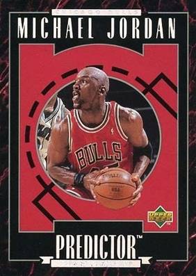 michael jordan predictor card