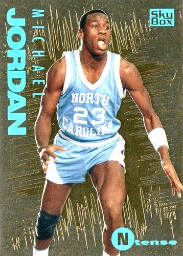 13-14 Fleer Retro Michael Jordan N-Tense trading card