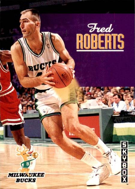 92-93 Skybox Fred Roberts Jordan shadow card