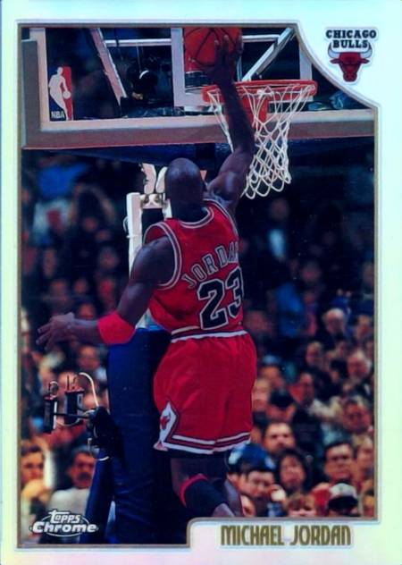 98-99 Topps Chrome Michael Jordan Preview Refractor