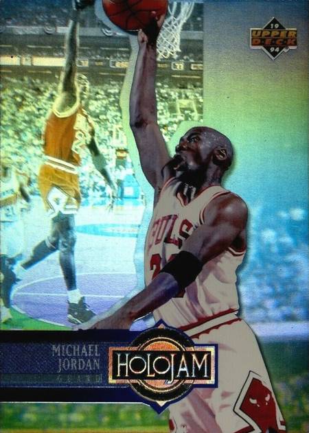 MICHAEL JORDAN 1995 Upper Deck HE'S BACK - Collector's Edition - JUMBO