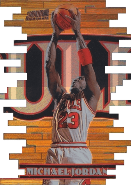 97-98 Michael Jordan Triumvirate Luminescent trading card