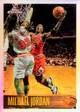 96-97 Topps Chrome Michael Jordan Refractor trading card
