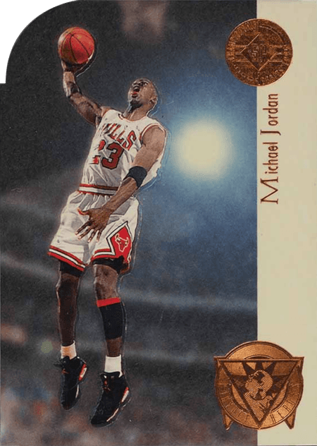 94-95 Michael Jordan Playoff Heroes Die Cuts - Michael Jordan Cards