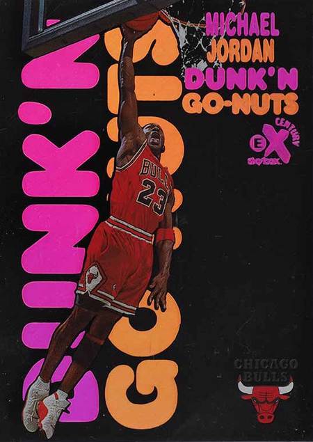 Locura historia Desarmamiento 98-99 Michael Jordan Dunk 'N Go-Nuts - Michael Jordan Cards