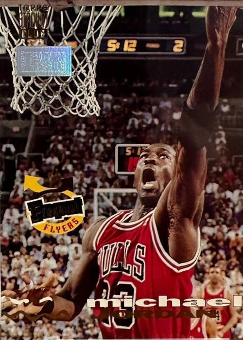 93-94 Topps Stadium Club Michael Jordan Frequent Flyer First Day Issue ...