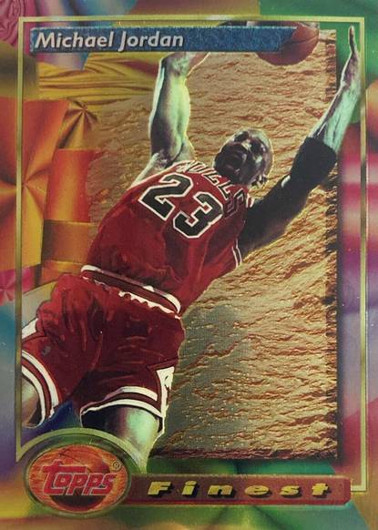 93-94 Topps Finest Michael Jordan - Michael Jordan Cards