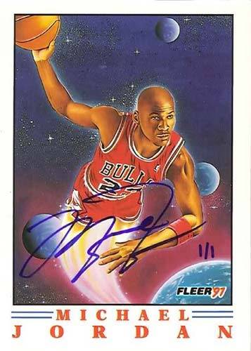 91-92 Fleer Provisions Michael Jordan Buyback Auto