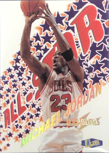 97-98 Michael Jordan Ultrabilities Superstar - Michael Jordan Cards