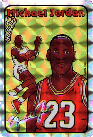 85 Michael Jordan Prism Sticker