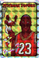 85 Michael Jordan Prism Sticker trading card