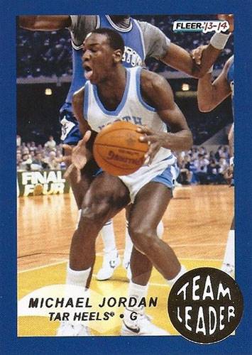 13-14 Fleer Retro Michael Jordan Team Leader trading card