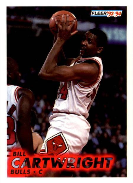 93-94 Fleer Bill Cartwright Jordan shadow card