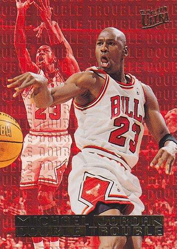 95-96 Michael Jordan Double Trouble