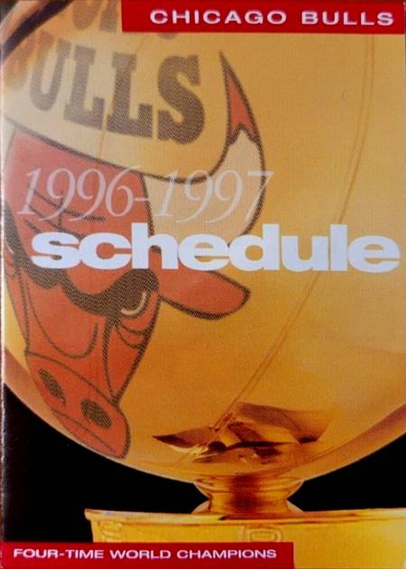 96-97 Bulls Pocket Schedule