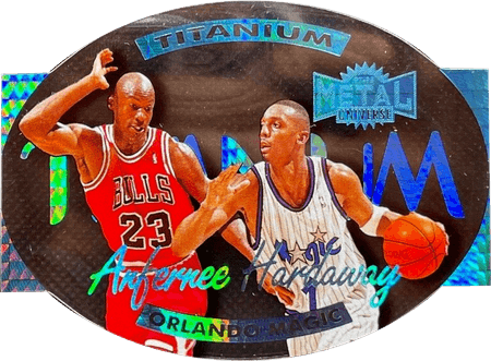 97-98 Anfernee Hardaway Titanium Jordan shadow card