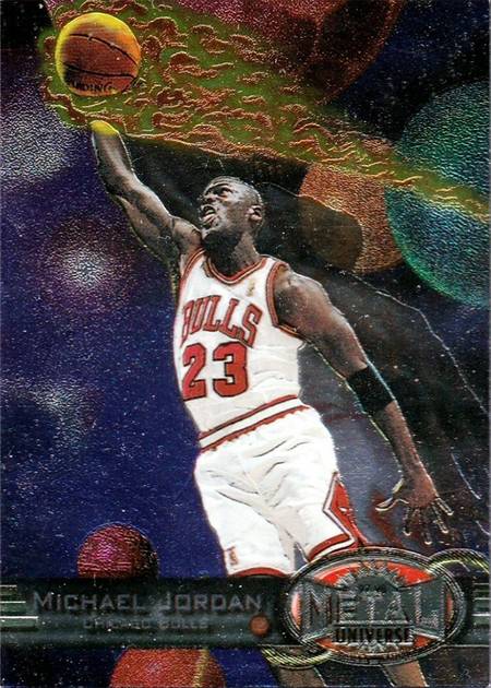97-98 Michael Jordan Metal Universe trading card