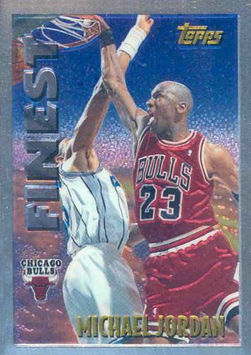 Topps finest cheap michael jordan