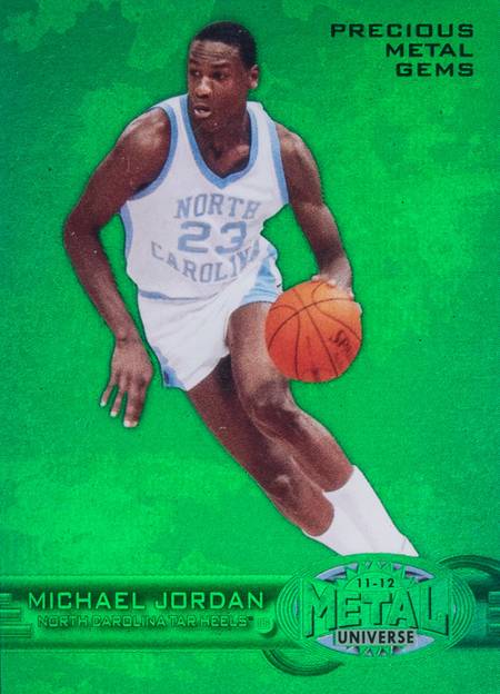 11-12 Fleer Retro Michael Jordan PMG Green trading card