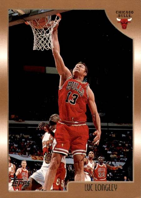 98-99 Topps Luc Longley Jordan shadow card