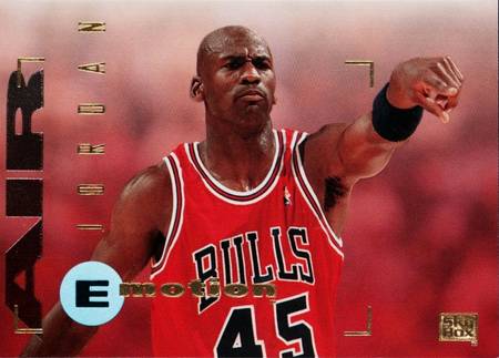 94-95 E-Motion Michael Jordan #100 trading card