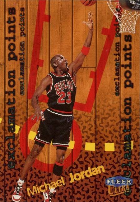 98-99 Michael Jordan Exclamation Points - Michael Jordan Cards