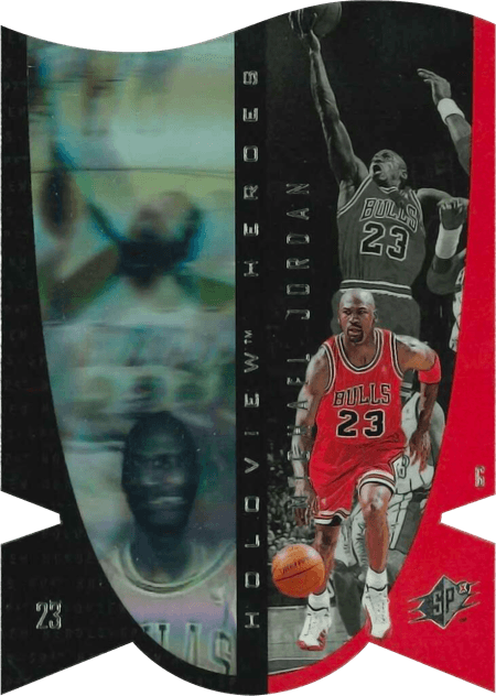 97-98 SPx Michael Jordan Holoview Heros trading card