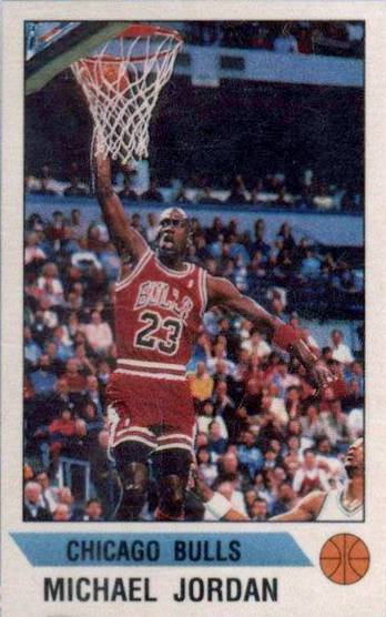 90-91 Panini Michael Jordan #91 trading card