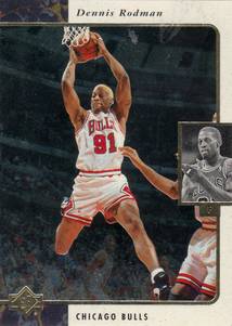 96-97 SP Dennis Rodman Jordan shadow card trading card