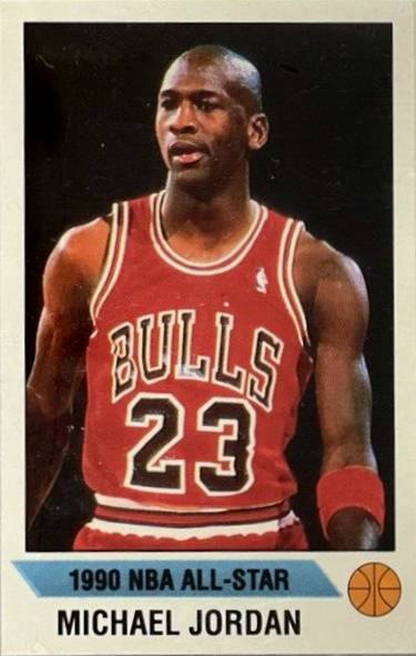 90-91 Panini Michael Jordan #G trading card