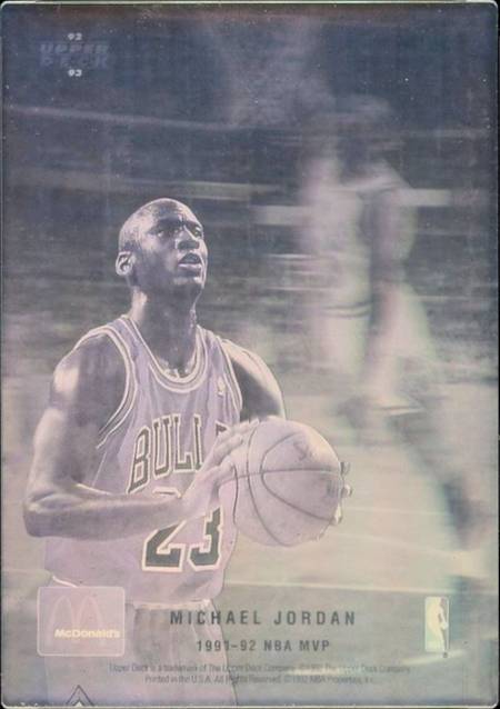 92-93 Upper Deck McDonald's Michael Jordan Hologram - Michael