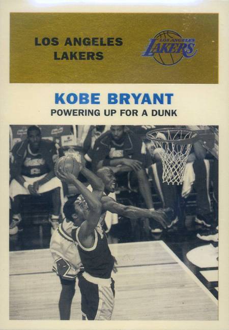 98-99 Fleer Tradition Kobe Bryant Jordan shadow card
