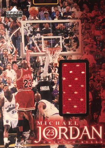 99 Michael Jordan Farewell Shot Game Used Jersey