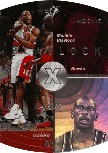 97-98 SPx Mookie Blaylock Jordan shadow card