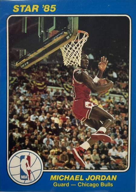 84-85 Star Co Michael Jordan Court Kings trading card