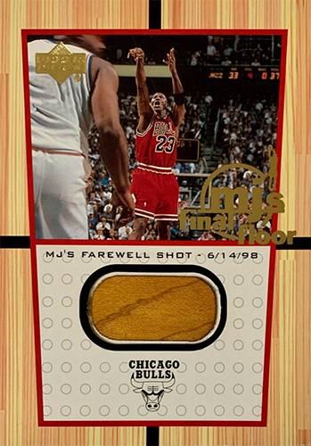 Michael Jordan Final Shot and Final Floor Cards - Michael Jordan Cards