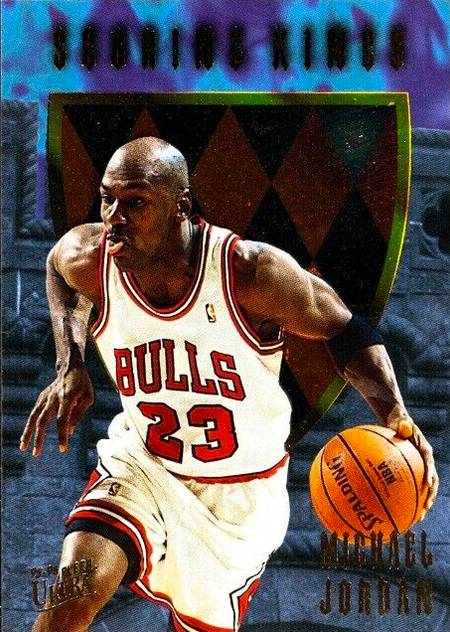 95-96 Michael Jordan Scoring Kings trading card