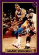 91 Tuff Stuff Jr NBA Finals Magic Johnson #10 Jordan shadow card trading card