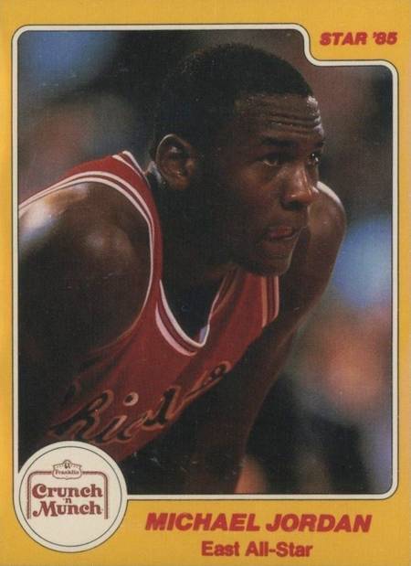 85 Star Co Michael Jordan Crunch 'n Munch All-Star trading card