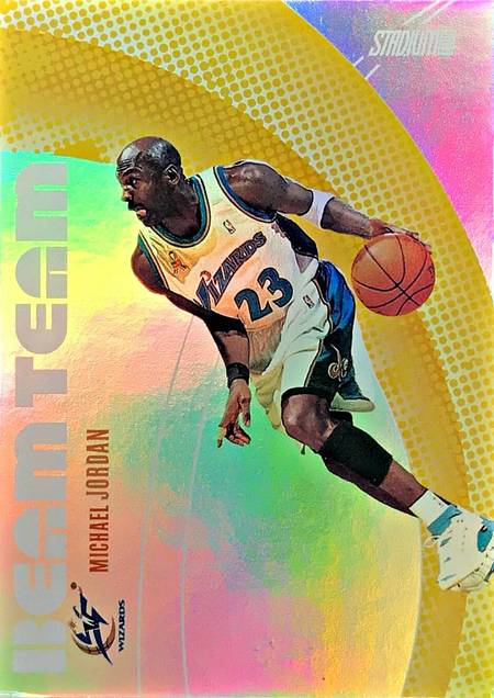 2001-02 Michael Jordan Game Used Photo Matched and Signed