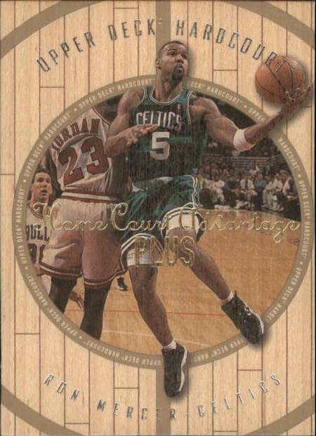 98 Upper Deck Hardcourt Ron Mercer Jordan shadow card