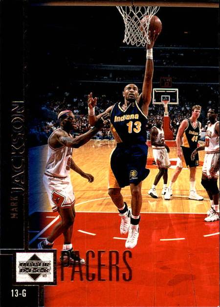 97-98 Upper Deck Mark Jackson Jordan shadow card
