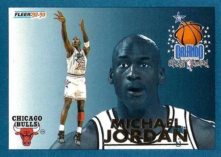 92-93 Michael Jordan All-Star trading card