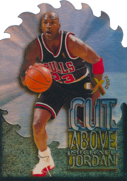 96-97 E-X2000 Michael Jordan A Cut Above trading card